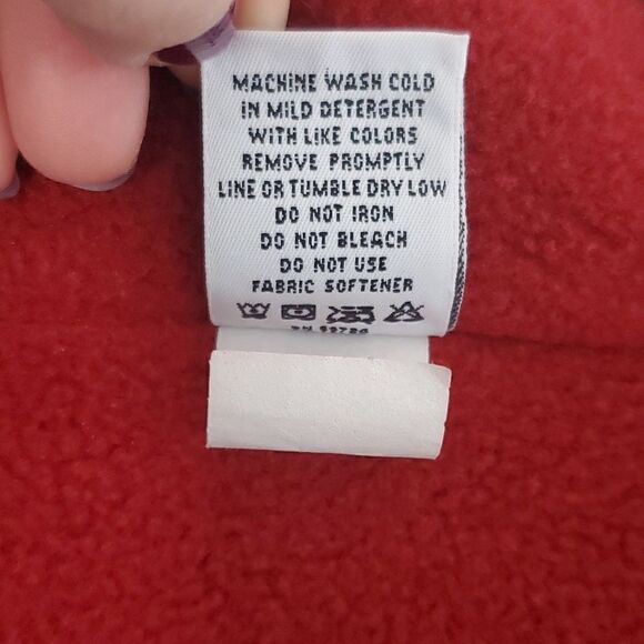 Columbia Vintage Red Fleece Pullover - Picture 3 of 7